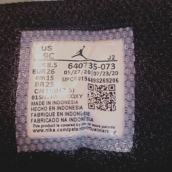 Air Jordan 1 Mid Toddler "White Shadow" - Picture 9 of 12